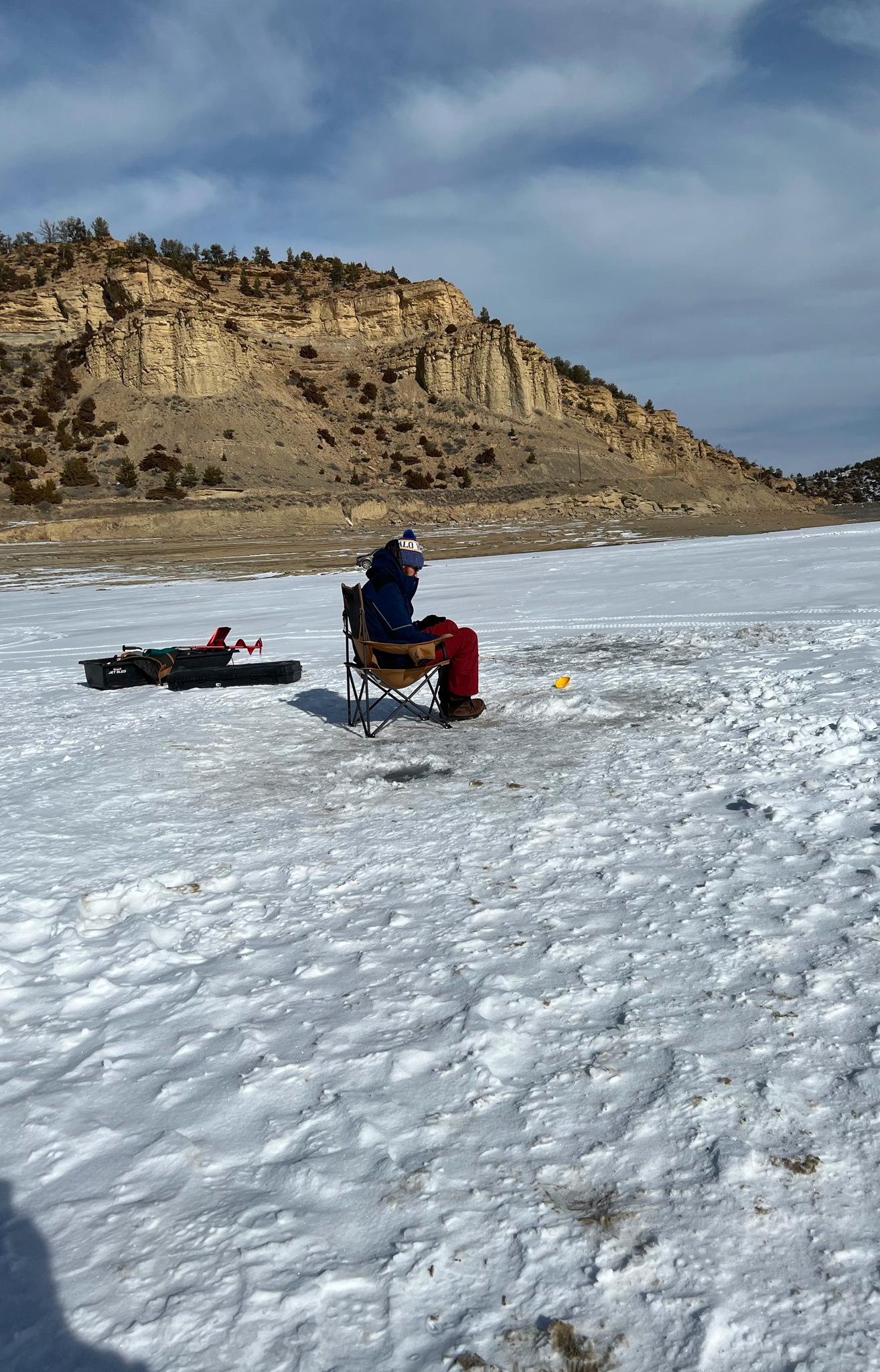 Ice fishin