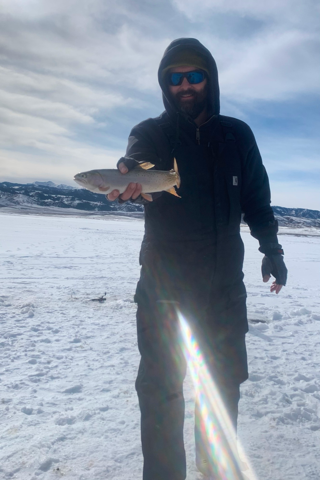 Ice fishin