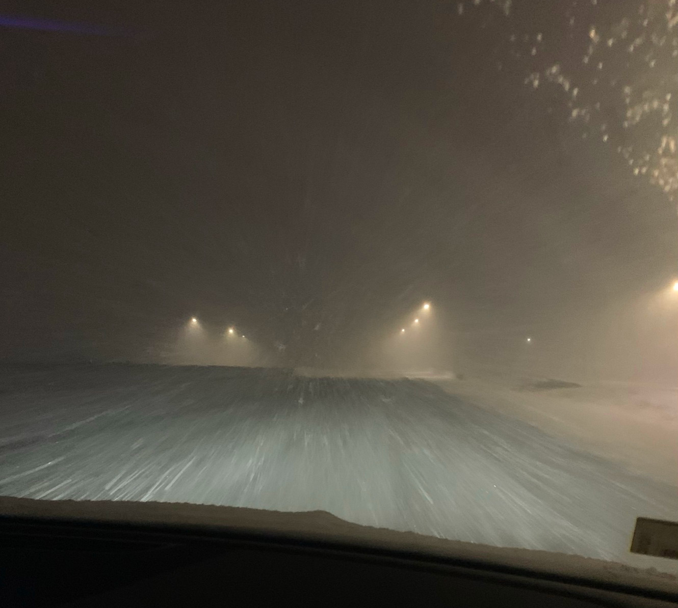 Snowy road
